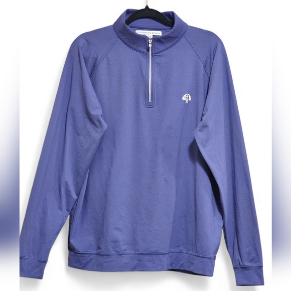 Holderness & Bourne Other - Holderness & Bourne Mens Large The Westland Navy 1/4 Zip Blue Pullover G…